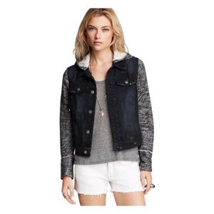 Free people black jean jacket